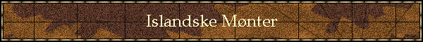 Islandske M�nter